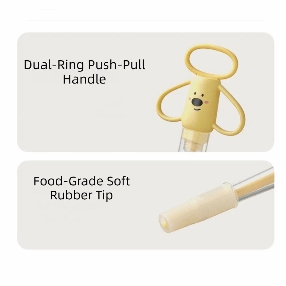 Detachable Pet Feeding Stick Soft Tip Efficient Cat Feeding Device Anti-Choke with Scale Kitten Feeder For Kitten Puppy