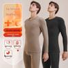 Hengyuanxiang Men's Fleece-Lined Thermal Underwear Set