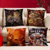 Classic Game The Binding Of Isaac Movie Maple Design Cushion Cover Happy Autumn Harvest Decor Holiday Decorati Pillow Cover