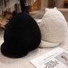 Stuffed Animal Plushie Cat Stuffed Animal Fat White Black Plush Cats Toys Cuddly Companions Round Pillow Toys For Girls