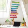 Creative Motivational Phrase Colored Pencil Study Room Home Background Decorative Wall Sticker