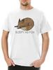 Sleepy As Fox Men's T-Shirt Sleep Sleep Chill Chiller Relaxing Sleep