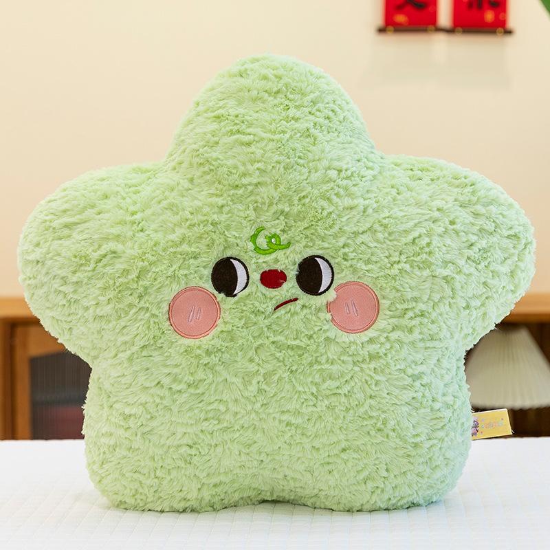Cute Star Plush Toy Girl Sleeping Throw Pillow Bedside Pillow Tatami Chair Cushion