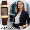 Square Watch Women Waterproof Silicone Strap Analog Display Simple Fashion Quartz Casual Business Fashion Accessory - Birthday Anniversary Christmas