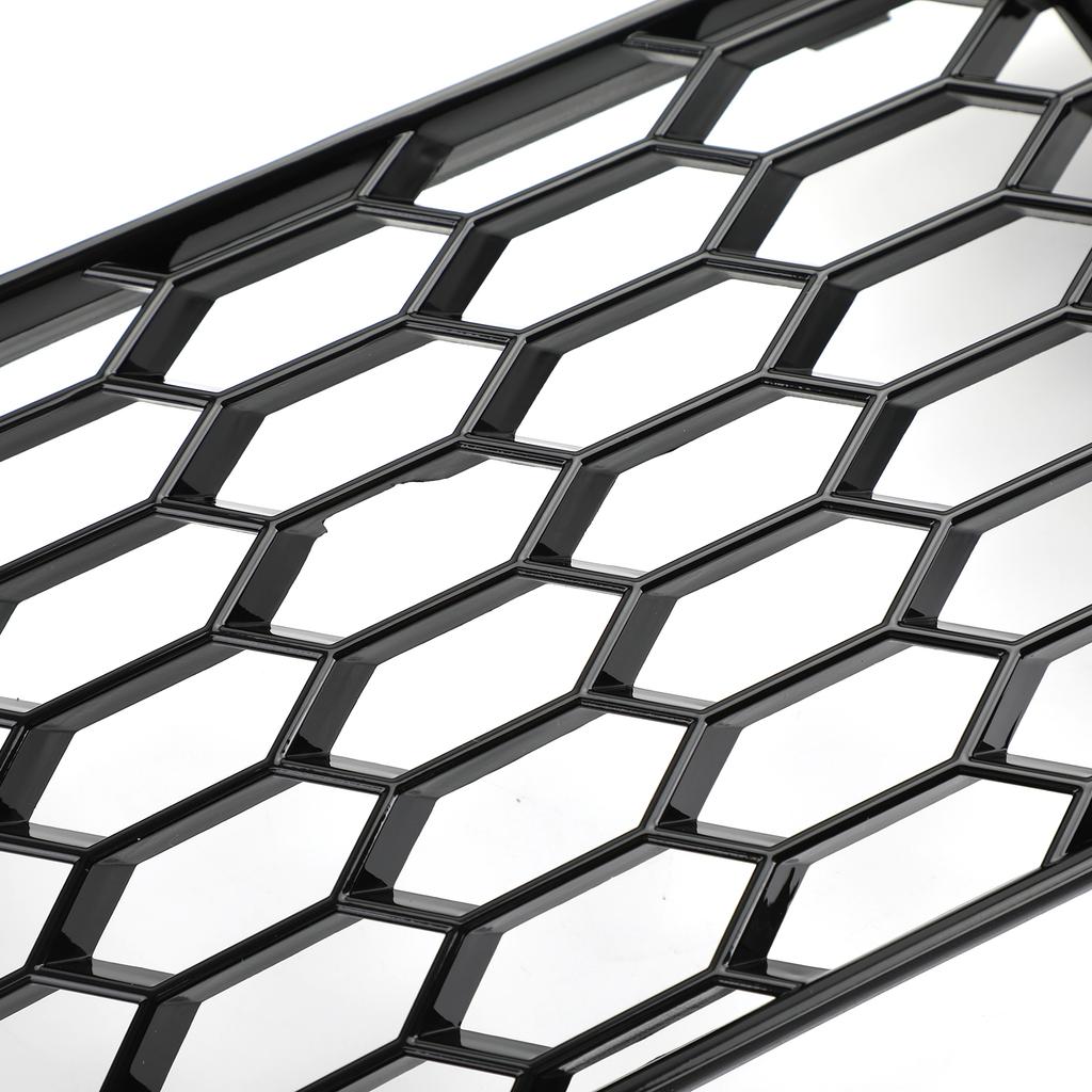 Pair Honeycomb Mesh Fog Light Open Vent Grill Intake For  A4 B8 2009-2012