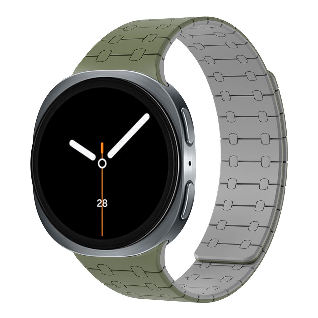 Sport Silicone Band for Samsung Galaxy Watch 8 44mm 40mm Strap Magnetic Bracelet for Samsung Galaxy Watch 8 Classic 46mm Correa