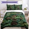 Gothic Illustrations Customize Your Name Bedding Set Breathable Duvet Cover with Pillowcases Home Decoration Birthday Gift