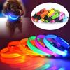 Naylon Led Pet köpek tasması Gece Güvenliği Yanıp Sönen Glow Köpek Tasma Köpekler Aydınlık Floresan Yaka