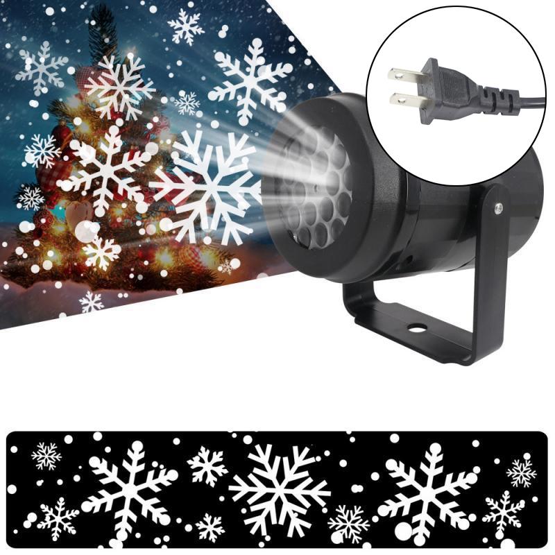 Multiple Patterns Christmas Projector Decoration Indoor Lighting LED Laser Projector Snowflake Lamp Party New Year Outdoor Home
