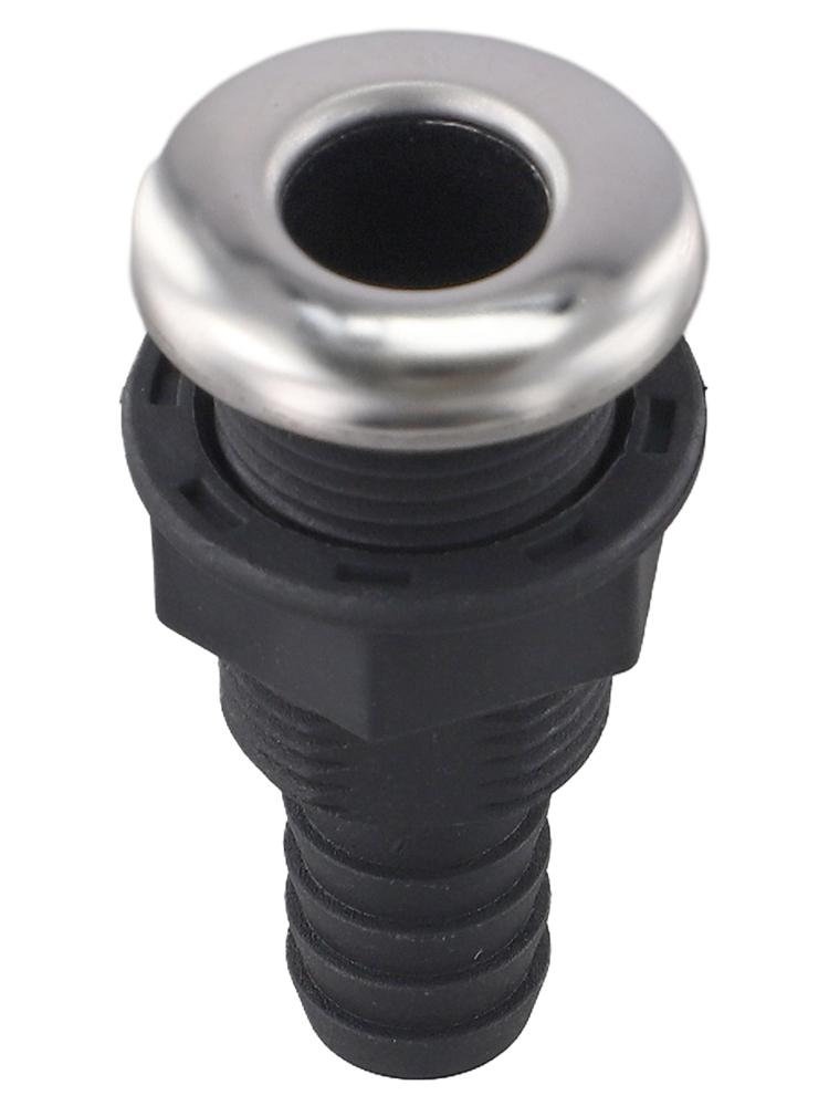 Thru Hull Hose Fitting Ensuring Efficient Drainage Across Multiple Settings