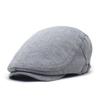 Beret Men's Casual Solid Color Cap Forward Cap Adjustable Hat