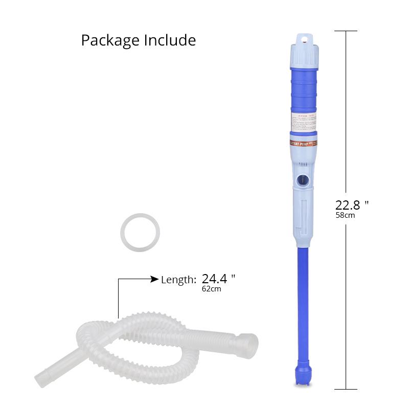 Portable Car Siphon Petrol Fuel Electric Oil Pump Siphon Liquid Transfer Pump Handheld Pump Battery Operated Water Gas Tools