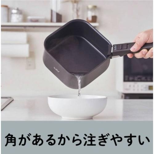 Sutto 5-Piece Induction-Compatible Frying Pan Set (Includes a Square Frying Pan, a Black Frying Pan with Detachable Handles, a Deep Frying Pan S, a De