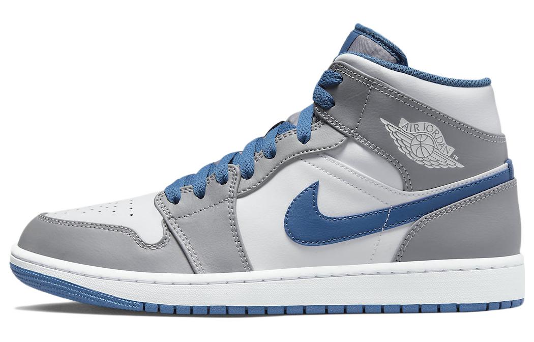 Air Jordan 1 Mid  Cement Grey True Blue  DQ8426-014 40.5