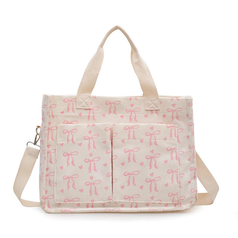 Fashionable Large-capacity Bow-shaped Bag Tote Bag for Commuting and Classes Shoulder Bag