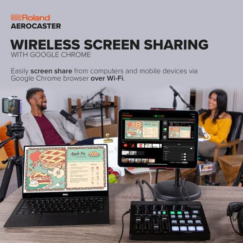 The Roland Aero Caster VRC-01 Is a Streaming System That Allows You To Record and Stream Live On Your iPad. It Can Also Be Used with a Smartphone for