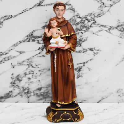 New St Anthony Statue of Patron St Anthony of Padua for Home Altar 12 Inches