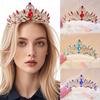 Alloy Queen Princess Crown Baroque Bridal Headband Vintage Bride's Crown  Birthday Gift