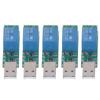 5 Stück Relaismodul Treiberfrei 1 Kanal Steuerschalter Controller-Platine für PC-Computer 5V