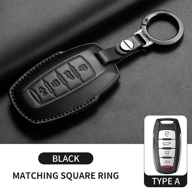 

Leather Car Smart Key Case Cover For Haval Great Wall Hover H1 H4 H6 H7 H9 F5 F7 H2S Gmw Jolion Dargo Protection Key Fob