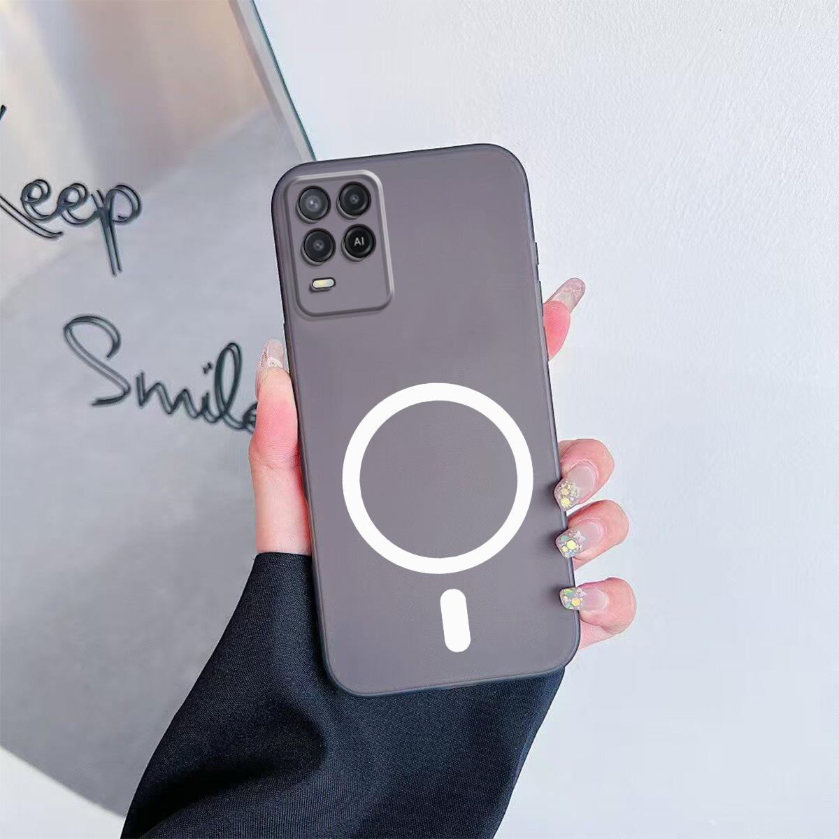 Case for OPPO A54 4G Premium Magnetic Matte Phone Casing Protection Cover OPPO A54 4G