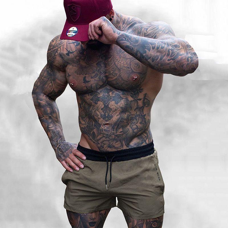 Quick-Dry Three-Point Pants Stretch Thin Marathon Running Shorts Track Training Sport Pants Fitness Squat Shorts Men