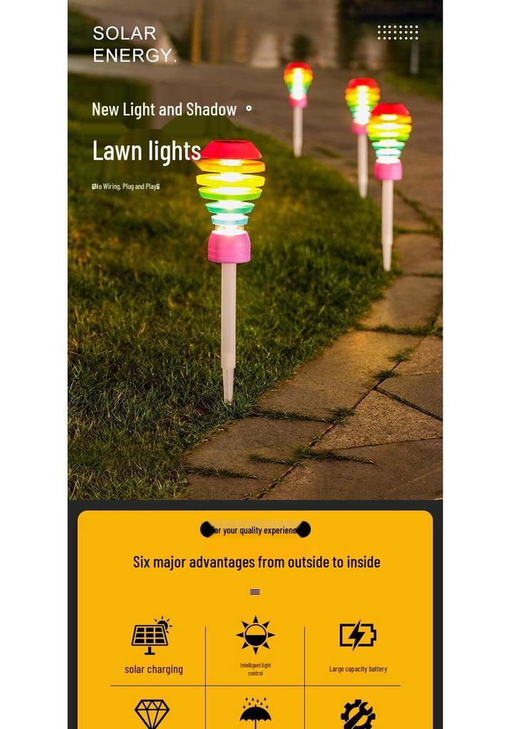 Waterproof LED Outdoor Solar Lawn and Garden Stake Light