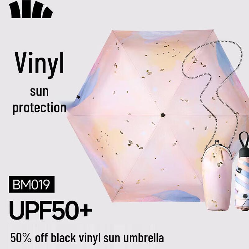 

Зонт карманный 5-сложный Beneunder с защитой от УФ-лучей