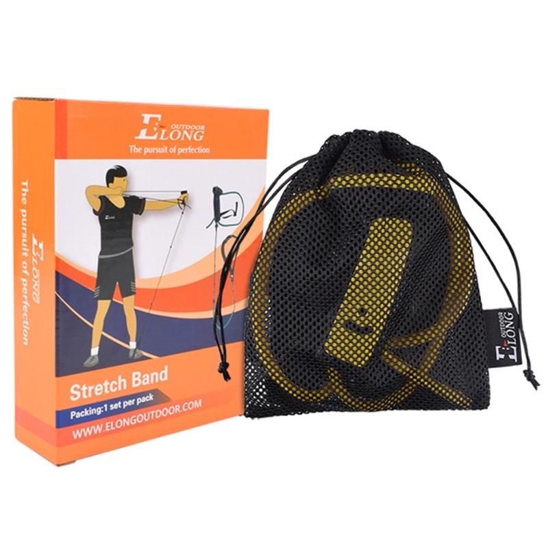 Recurve Bow Resistance Band Exerciser Training Device for Beginners Shooting