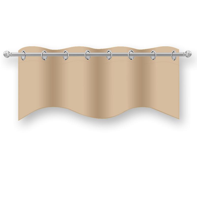 Finished Curtains Small Curtains Perforated Curtains Curtains High-Precision Solid Color Blackout Curtains