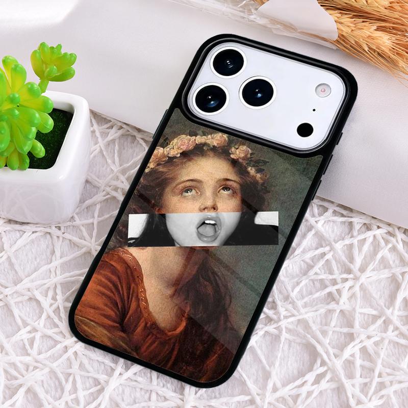 Famous Aesthetic Statue Phone Case for iPhone 17 Air 16 15 11 12 14 13 Pro Max Shockproof Cover