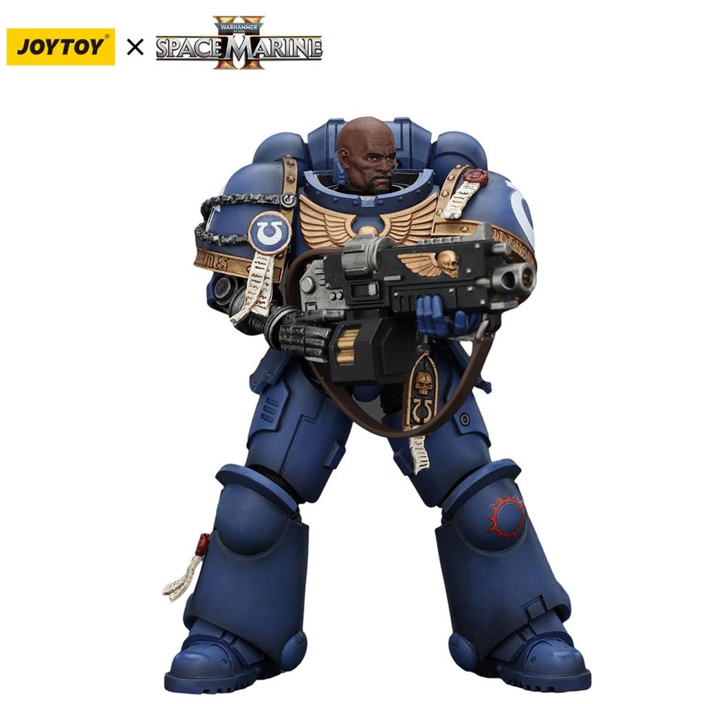 HiPlay JOYTOY Warhammer Ultramarines Bratr Chiron Chairon JT00072 Mariňáci Hra Speciální Limitovaná Edice Pohyblivá Figurka Malovaný Hotový Produkt