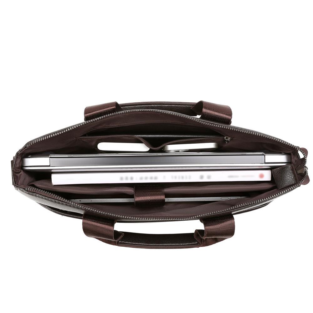 Nova Bolsa de Mão Masculina Pasta Executiva Transversal de Ombro Casual para Computador