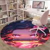 1pc nezouko  Carpet, Round Rug, Comfortable, Suitable for Entryways, Living Rooms, Office, And Bedrooms, Christmas Decoration
