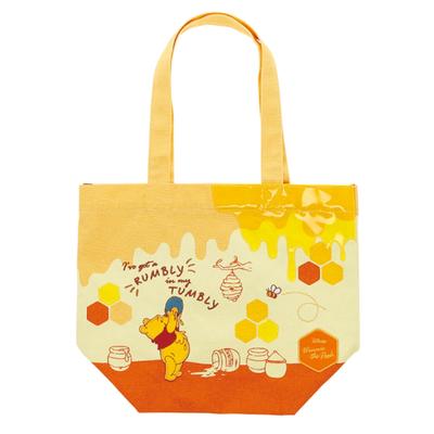 Marushin Mini Bag Disney Winnie the Pooh Honey World Canvas Fabric Applique Embroidery 2335054300