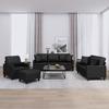VidaXL Sofa Set with Cushions 4 Pcs, Sofas with Armrests and Backrest, Furniture Set with Footrest 3201353