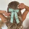 Big Bow Streamer Hairpin Jewelry Female Exaggerated Fashion Temperament Lace Ruffled Hair Accessories