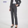 Damen Business Casual Hose mit hohem Bund und geradem Bein
