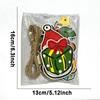 Handicrafts Wooden Christmas Wooden Pendant DIY Ornament Cartoon Xmas Tree Ornament Hanging Navidad Decoration Home Door