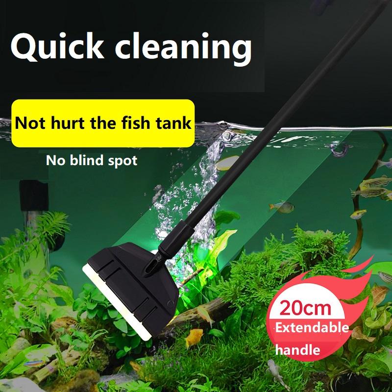 33/53/73CM Aquarium Cleaning Tools Scraper Flat Sand Algae Removal Glass Algae Scraper Household Aquarium Accessories YGQJYP06