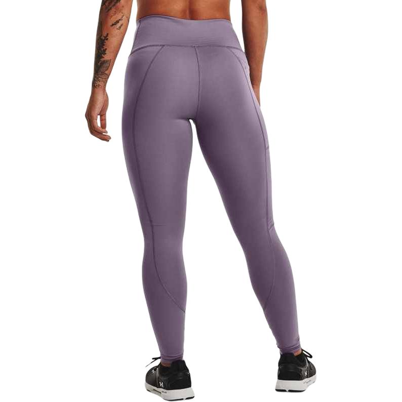 Under Armour Training Compression Fitness Leggings Women Bottoms Purple 1368181-530