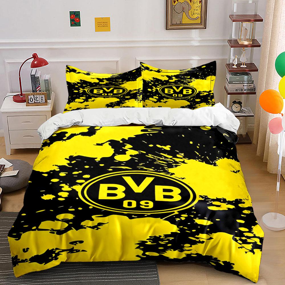 Yellow splatter, "BVB 09". Bedding sets Duvet cover sets Duvet covers Pillowcases(1 * Duvet Cover 2 * Pillowcases without duvet insert)