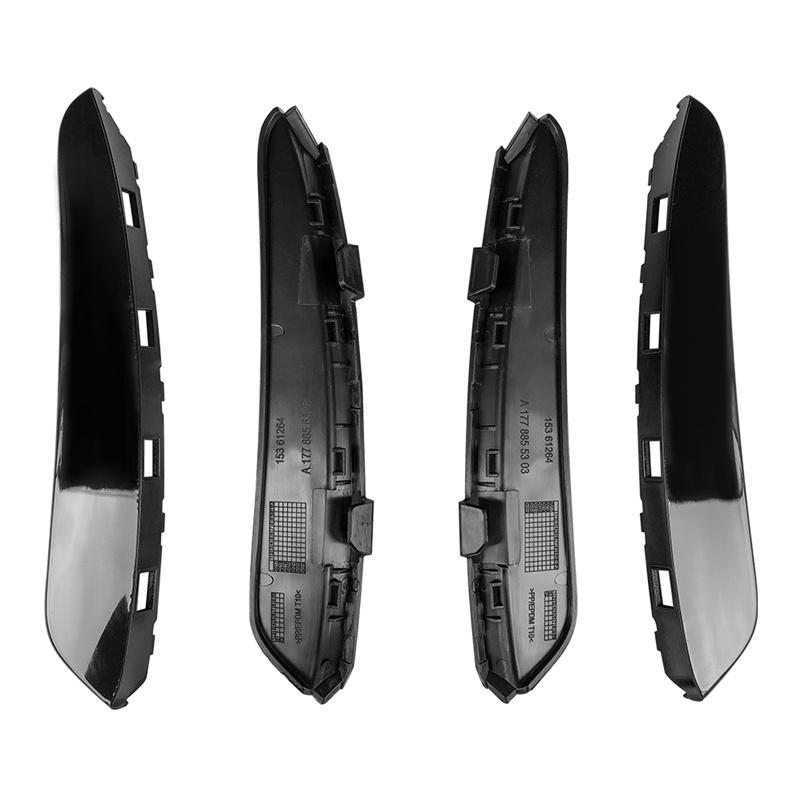 Für Mercedes Benz A Klasse W177 AMG A180 A200 A250 A35 2022 2023 Front Stoßstange Canards Flossen Aufkleber Dekoration Trim