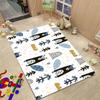 Nordic Style Baby Room Cartoon Animal Pattern Carpet Fresh Comfortable Kids Bed Floor Mat Bedroom Foot Mat Toy Storage
