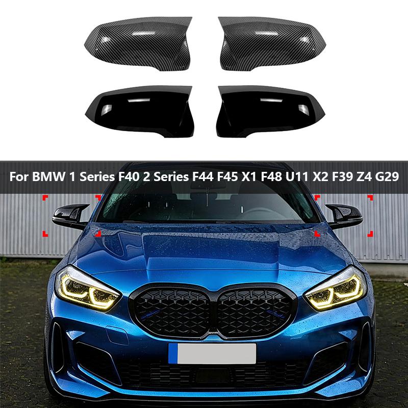 For BMW 1 Series F40 2 Series F44 F45 X1 F48 U11 X2 F39 Z4 G29 Supra Cow Horn Rearview Mirror Housing Modification Accessories