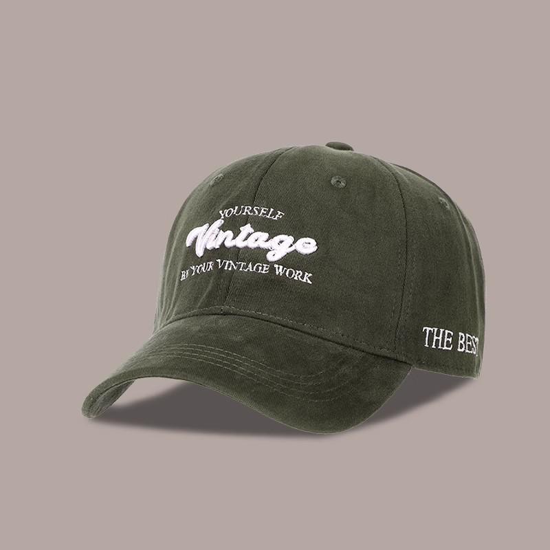 Baseball Caps Women Embroidered Letter Snapback Hats For Women Men Vintage Wide Brim Deep Top Sunscreen Sunshade Bone Cap