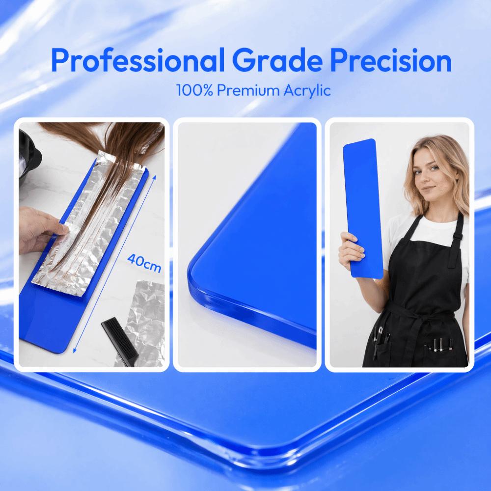 Acrylic Material Balayage Board Lightweight Hair Dye Board Hair Coloring Board Barber Shop