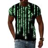 Fashion Men's T-shirt Multidimensional Graphic Tee For Men Casual 3D Print Harajuku Personality Round Neck Short Sleeve Top