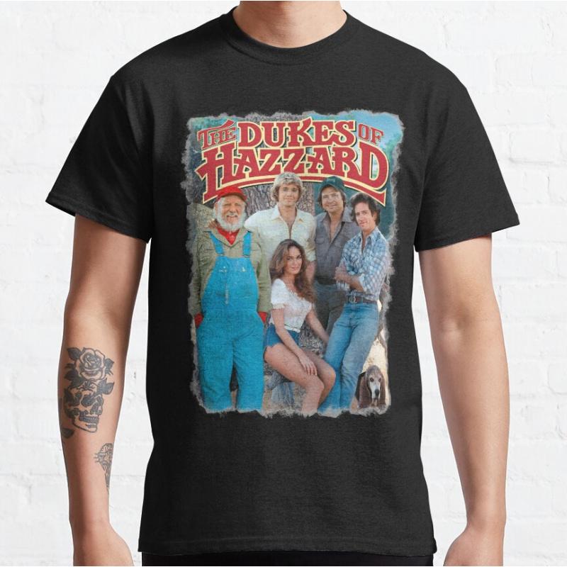 Vintage 70s tv The Dukes Of Hazzard Cast Cast s mens Large size Adult tops S-6XL