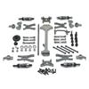 Metal Upgrade Swing Arm Steering Cup Linkage Shock Absorber Kit WLtoys 1/18 A959 A949 A969 A979 K929 RC Car Parts